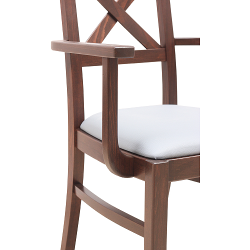 Dřevěná židle čalouněná ALEX AL