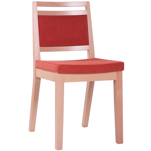 Dřevěná židle čalouněná LEANDRO P