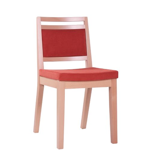 Dřevěná židle čalouněná LEANDRO P