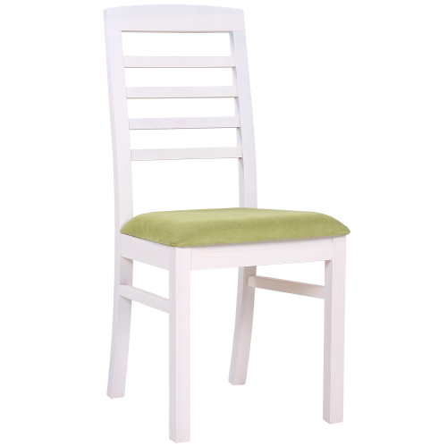 Dřevěné židle  ROBBIE 4P masivní borovice čalouněný sedák