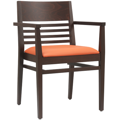 Dřevěná židle čalouněná LAURIN AL