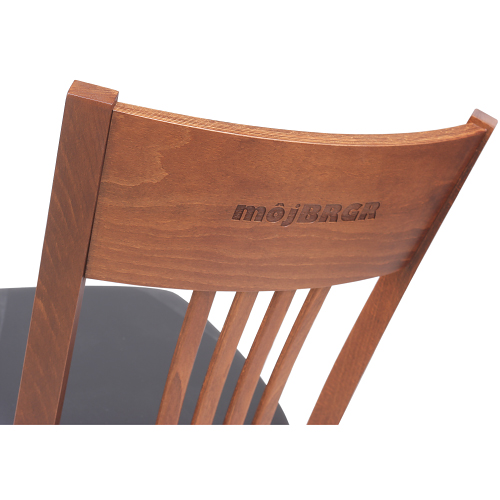 Dřevěné židle do restaurace KAREN P čalouněný sedák