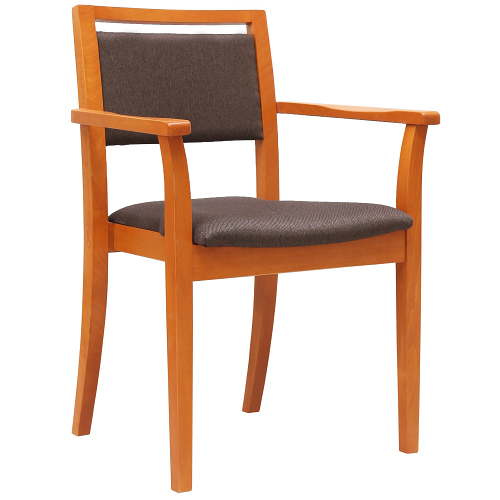 Židle pro seniory RENÉ možnost stohování, odnímatelný sedák