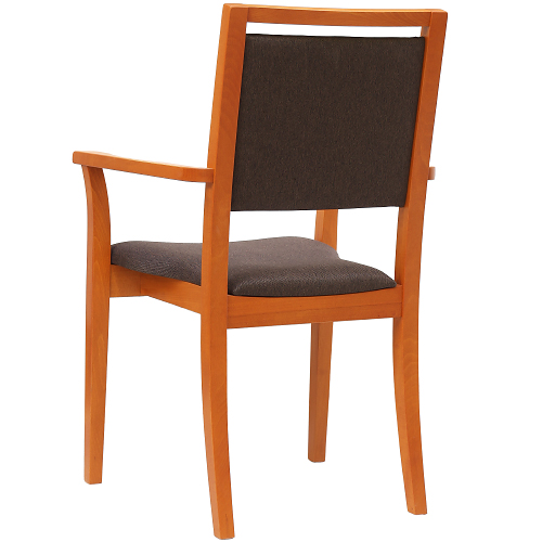 Židle pro seniory RENÉ možnost stohování, odnímatelný sedák