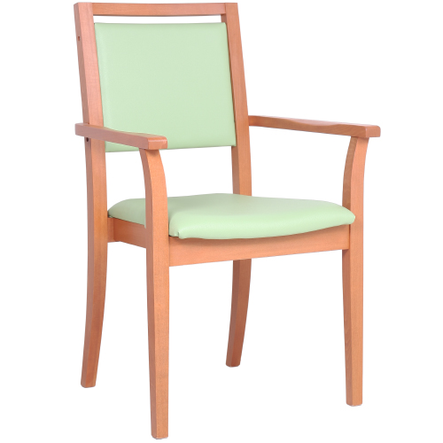 Křeslo pro seniory RENÉ H s možností stohování, odnímatelný sedák