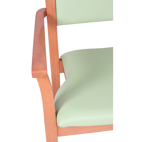 Židle pro seniory RENÉ možnost stohování, odnímatelný sedák