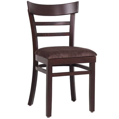 Dřevěné židle MARONA P s čalouněným sedákem do restaurace hospody