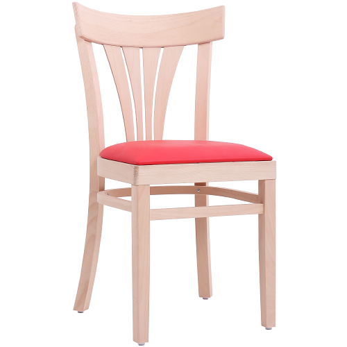 Dřevěné židle do restaurace VERONA P s čalouněným sedákem