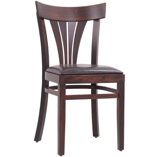 Dřevěné židle do restaurace VERONA P s čalouněným sedákem