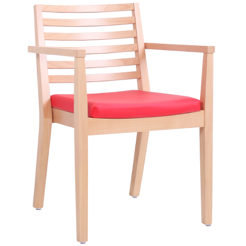 Židle čalouněná s područkou LUISA P AL ST