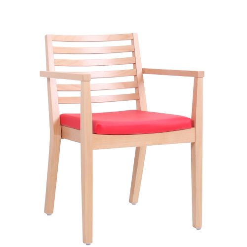 Židle čalouněná s područkou LUISA P AL ST