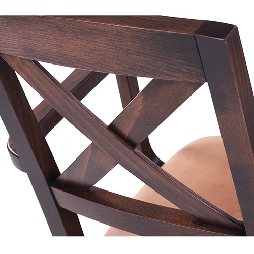 Dřevěná židle čalouněná ALEX AL