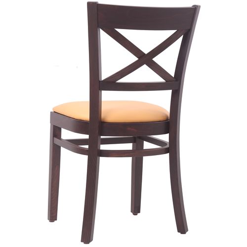 Dřevěné restaurační židle PATTY P čalouněný sedák