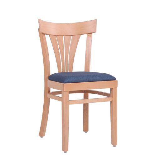 Dřevěné židle do restaurace VERONA P s čalouněným sedákem