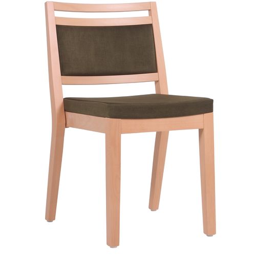 Dřevěná židle čalouněná LEANDRO P ST