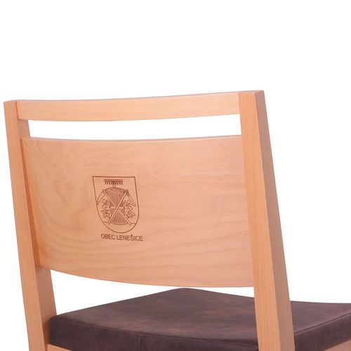 Dřevěná židle čalouněná LUCAS P ST