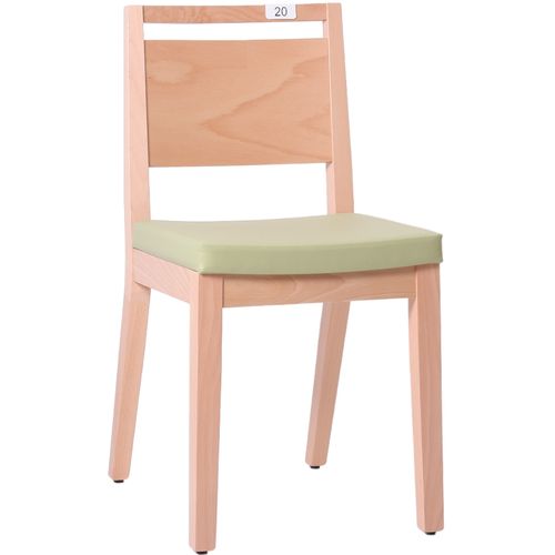 Dřevěná židle čalouněná LUCAS P