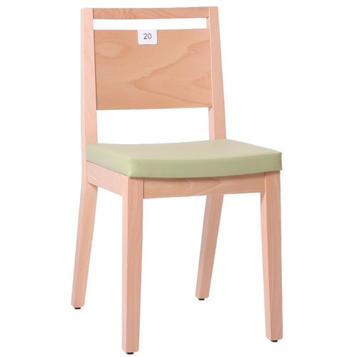 Dřevěná židle čalouněná LUCAS P