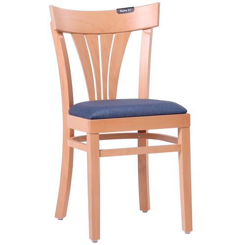 Dřevěné židle do restaurace VERONA P s čalouněným sedákem