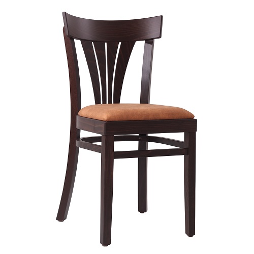 Dřevěné židle do restaurace VERONA P s čalouněným sedákem