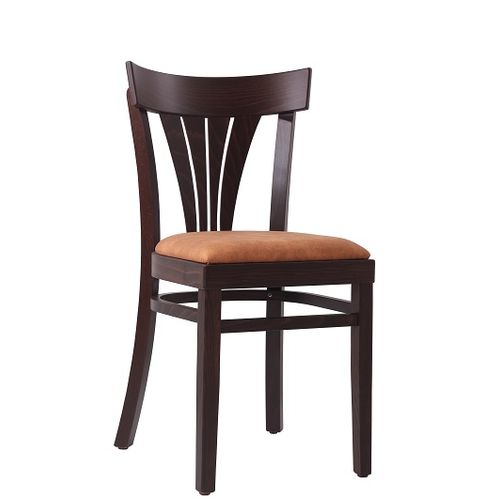 Dřevěné židle do restaurace VERONA P s čalouněným sedákem