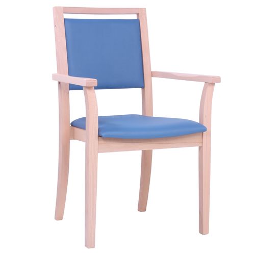 Křeslo pro seniory RENÉ H s možností stohování, odnímatelný sedák