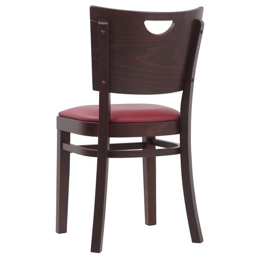 Dřevěné restaurační židle LINETTA P G čalouněný sedák