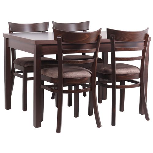 Dřevěné židle MARONA P s čalouněným sedákem do restaurace hospody