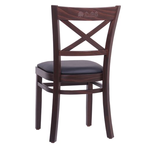 Dřevěné restaurační židle PATTY P čalouněný sedák