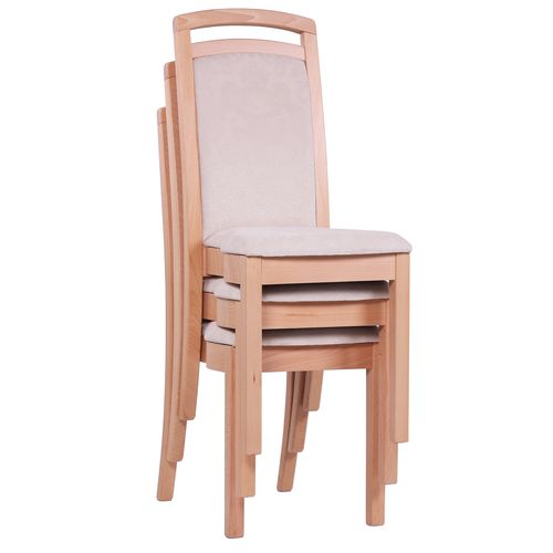 Dřevěná židle čalouněná HEROLD ST