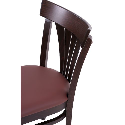 Dřevěné židle do restaurace VERONA P s čalouněným sedákem