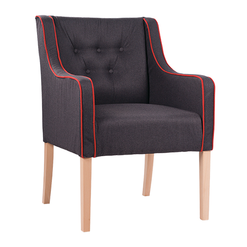 Čalouněná křesla DENIS SPK s dekorační paspulí