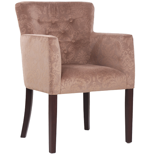 Čalouněná křesla BETTY K s dekorativním štepováním