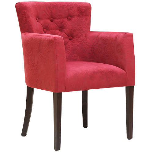 Čalouněná křesla BETTY K s dekorativním štepováním