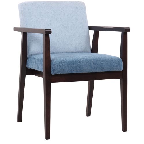 Čalouněné design křeslo KUBIK v retro stylu 