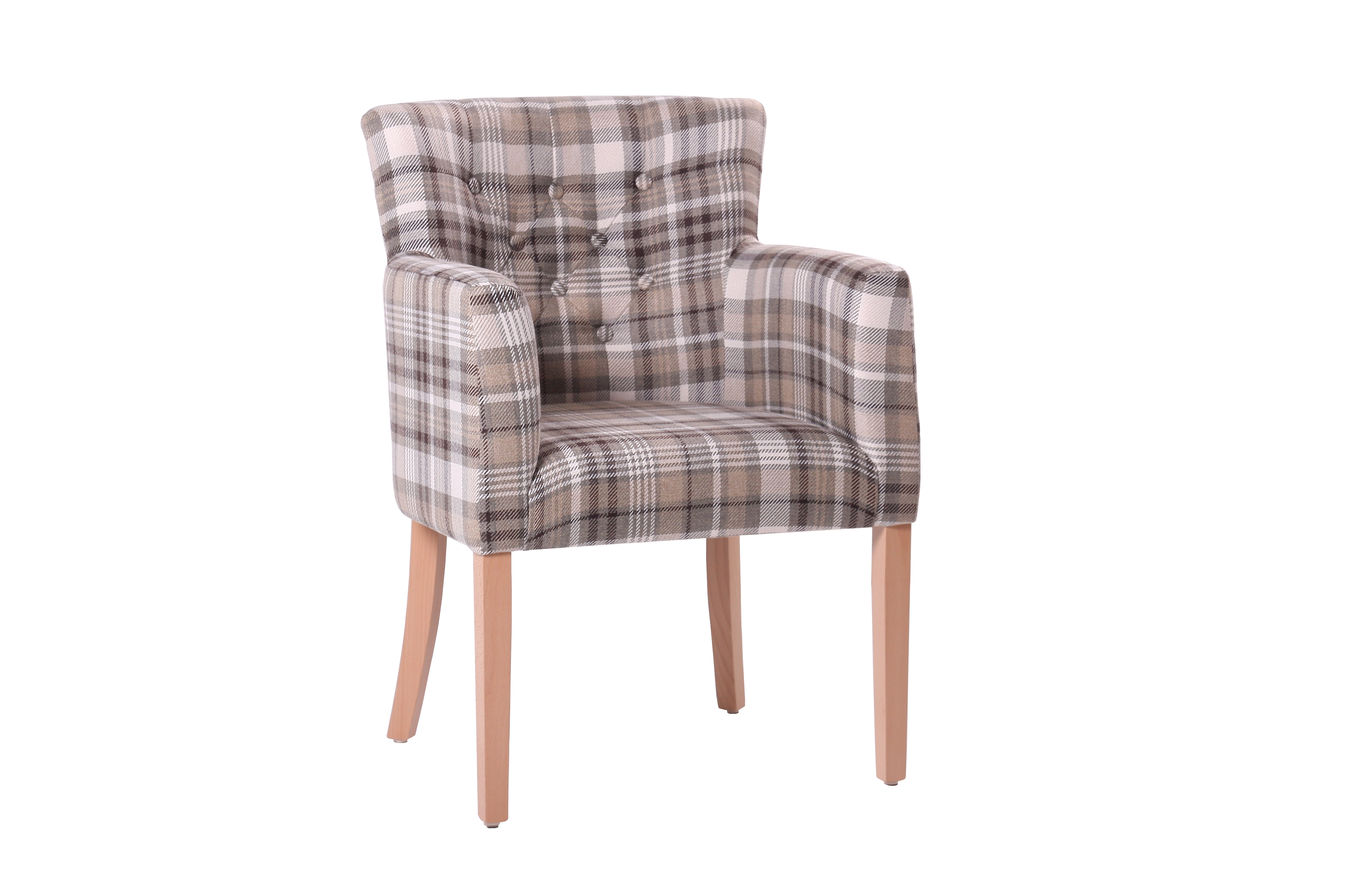 Čalouněná křesla BETTY K s dekorativním štepováním