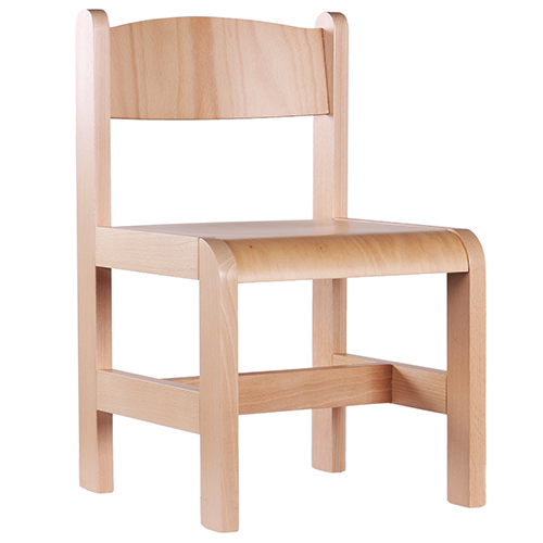 Dětské dřevěné židle D3 různé výšky, barva přírodní buk