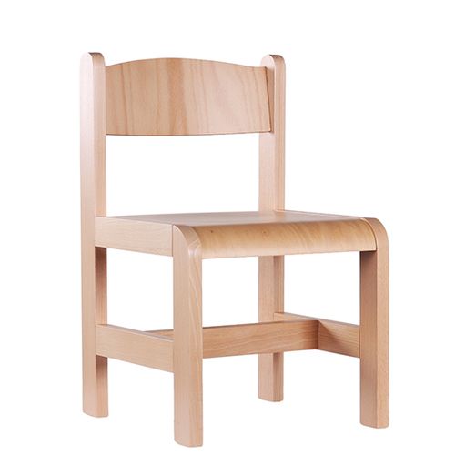Dětské dřevěné židle D3 různé výšky, barva přírodní buk