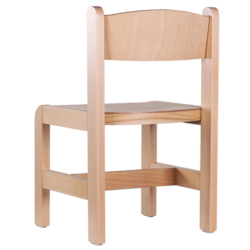 Dětské dřevěné židle D3 různé výšky, barva přírodní buk