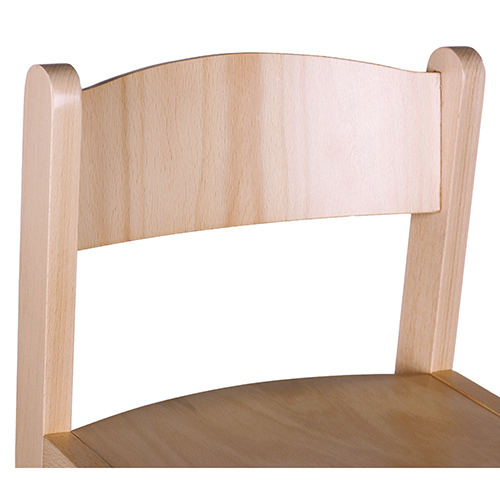 Dětské dřevěné židle D3 různé výšky, barva přírodní buk