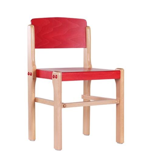 Dětské dřevěné stohovatelné židle D2 různé výšky a barvy