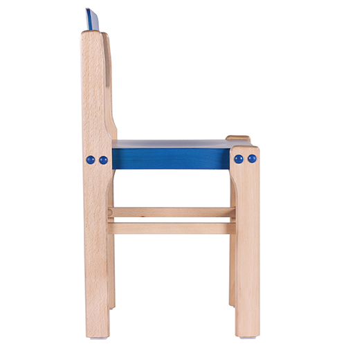 Dětské dřevěné stohovatelné židle D2 různé výšky a barvy
