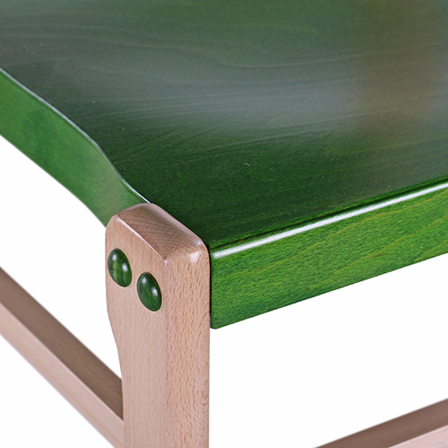 Dětské dřevěné stohovatelné židle D2 různé výšky a barvy