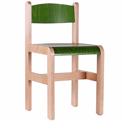 Dětské dřevěné židličky D3 různé výšky a barvy