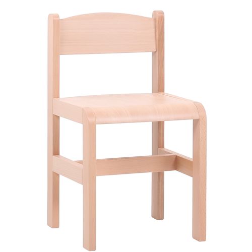 Dětské dřevěné židle D3 různé výšky, barva přírodní buk