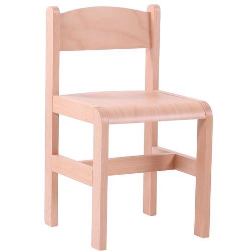 Dětské dřevěné židle D3 různé výšky, barva přírodní buk