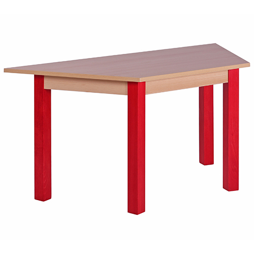 Dětské dřevěné stoly KOMBI 126TR trapéz (více rozměrů)