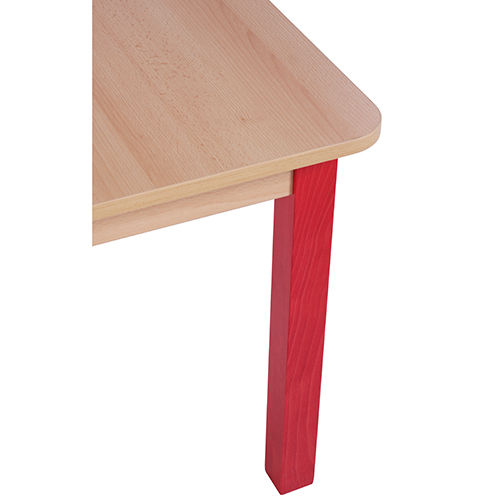 Dětské dřevěné odbélníkové stoly SOLO (více rozměrů)