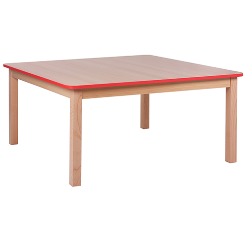 Dětské dřevěné čtvercové stoly SOLO HR (více rozměrů)