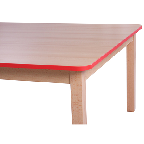 Dětské dřevěné čtvercové stoly SOLO HR (více rozměrů)